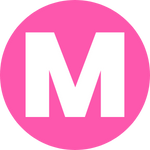 pink M icon