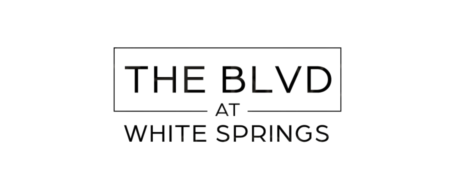 THE BLVD logo CURRENT black